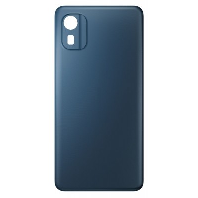Back Panel Cover For Nokia C02 Cyan - Maxbhi Com
