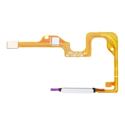 Fingerprint Sensor Flex Cable For Honor X7a White By - Maxbhi Com