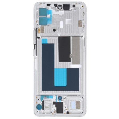 Lcd Frame Middle Chassis For Zte Axon 30 Pro 5g White By - Maxbhi Com