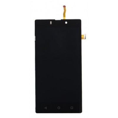 Lcd With Touch Screen For Lyf Wind 7s Black By - Maxbhi Com
