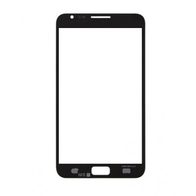 Replacement Front Glass For Samsung Galaxy Note N7005 Black By - Maxbhi Com