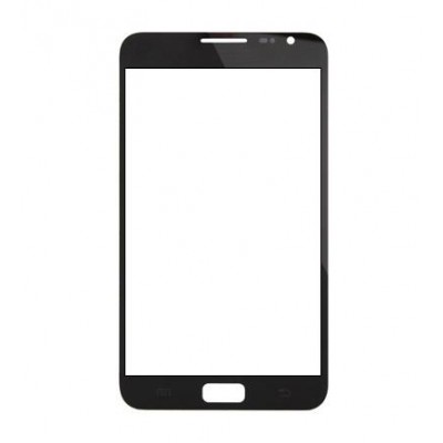 Replacement Front Glass For Samsung Galaxy Note N7005 Black By - Maxbhi Com