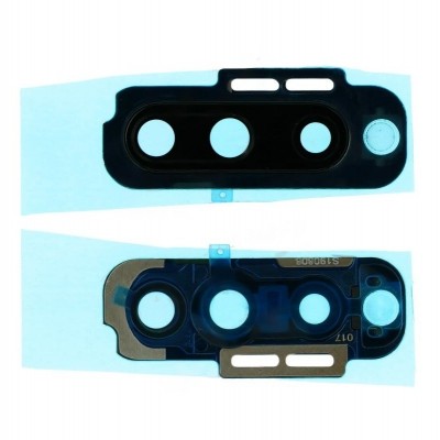 Camera Lens Glass With Frame For Oneplus 7t Pro Black By - Maxbhi Com