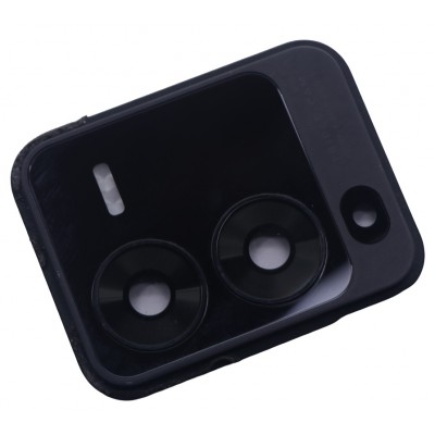 Camera Lens Glass With Frame For Vivo V25 Pro Black By - Maxbhi Com