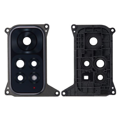 Camera Lens Glass With Frame For Xiaomi Redmi Note 11 Black By - Maxbhi Com