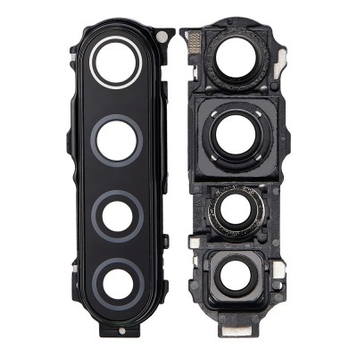 Camera Lens Glass With Frame For Xiaomi Redmi Note 8 Black By - Maxbhi Com
