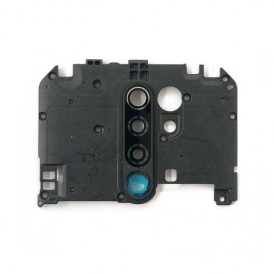 Camera Lens Glass with Frame for Xiaomi Redmi 9 Prime Black