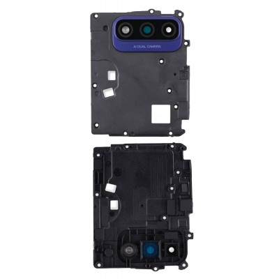 Camera Lens Glass With Frame For Motorola Moto G Pure 2021 Black By - Maxbhi Com