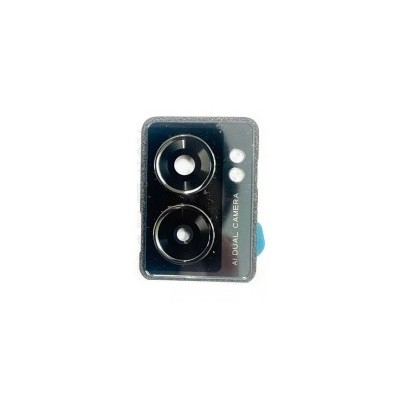 Camera Lens Glass With Frame For Oppo K10 5g Black By - Maxbhi Com
