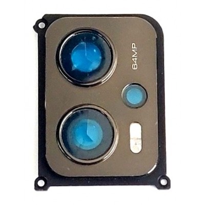 Camera Lens Glass With Frame For Xiaomi Redmi K50i 5g Black By - Maxbhi Com
