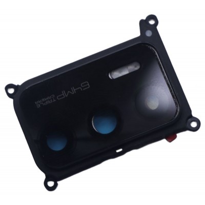 Camera Lens Glass With Frame For Realme X7 Max 5g Black By - Maxbhi Com