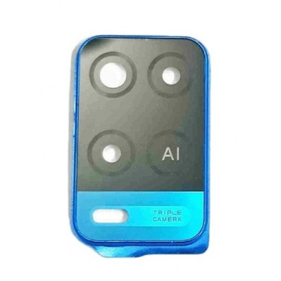Camera Lens Glass With Frame For Oppo A54 Blue By - Maxbhi Com