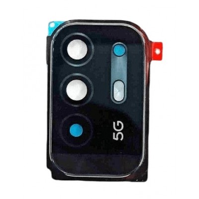 Camera Lens Glass With Frame For Oppo F19 Pro Plus 5g White By - Maxbhi Com