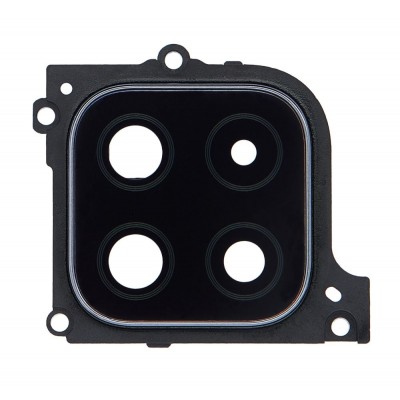 Camera Lens Glass With Frame For Samsung Galaxy A22 5g Black By - Maxbhi Com