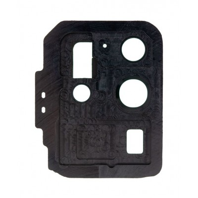 Camera Lens Glass With Frame For Samsung Galaxy S20 Ultra Grey By - Maxbhi Com