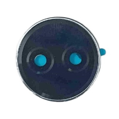 Camera Lens Glass With Frame For Vivo Y02 Black By - Maxbhi Com