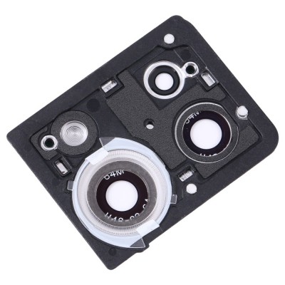 Camera Lens Glass With Frame For Oppo F21 Pro Black By - Maxbhi Com