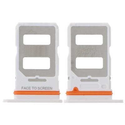 Sim Card Holder Tray For Xiaomi 12s Ultra White - Maxbhi Com