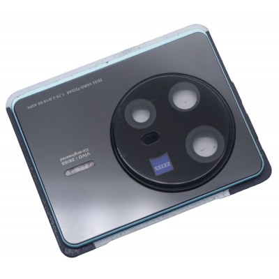 Camera Lens Glass With Frame For Vivo X80 5g Blue By - Maxbhi Com