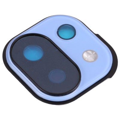 Camera Lens Glass With Frame For Xiaomi Mi 11 Lite Blue By - Maxbhi Com