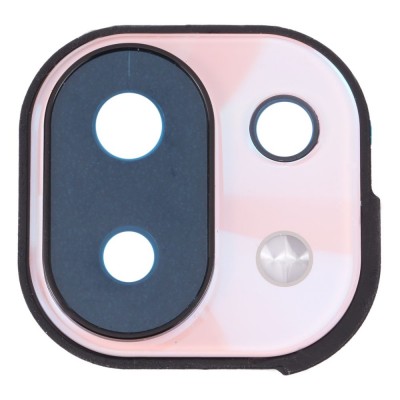 Camera Lens Glass With Frame For Xiaomi Mi 11 Lite Pink By - Maxbhi Com