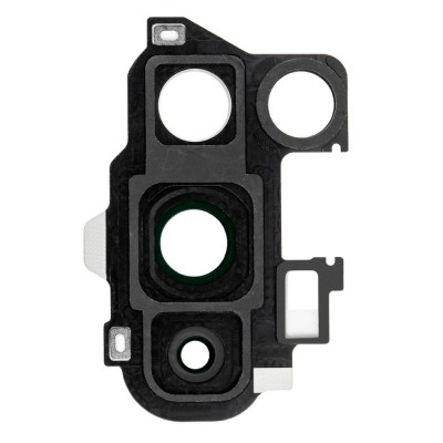 Camera Lens Glass With Frame For Oneplus 8 Pro Black By - Maxbhi Com