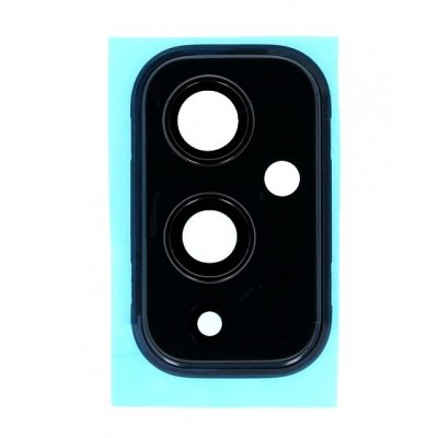 Camera Lens Glass With Frame For Oneplus 9 Black By - Maxbhi Com