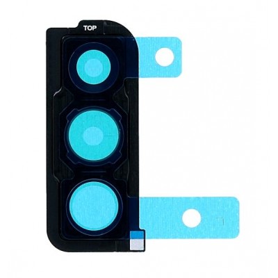 Camera Lens Glass With Frame For Samsung Galaxy A30s Black By - Maxbhi Com