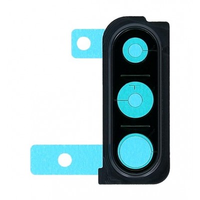 Camera Lens Glass With Frame For Samsung Galaxy A30s Black By - Maxbhi Com