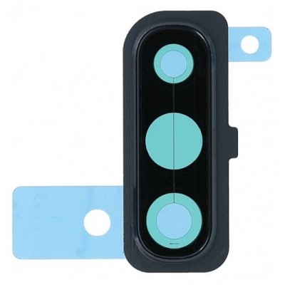 Camera Lens Glass With Frame For Samsung Galaxy A50 Black By - Maxbhi Com