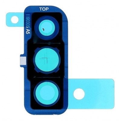 Camera Lens Glass With Frame For Samsung Galaxy A50 Blue By - Maxbhi Com