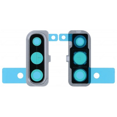 Camera Lens Glass With Frame For Samsung Galaxy A50 White By - Maxbhi Com