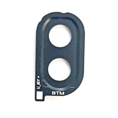 Camera Lens Glass With Frame For Samsung Galaxy M10 Black By - Maxbhi Com