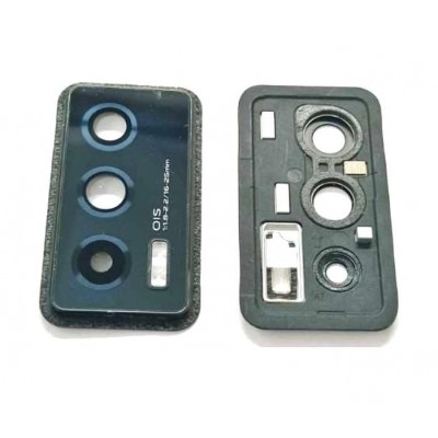 Camera Lens Glass With Frame For Vivo Iqoo 7 India White By - Maxbhi Com
