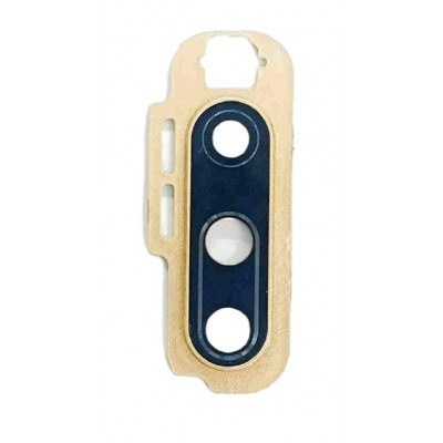 Camera Lens Glass With Frame For Oneplus 7 Pro Gold By - Maxbhi Com