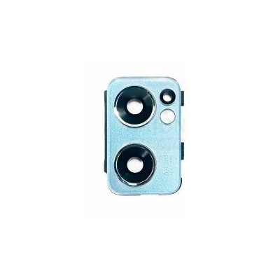 Camera Lens Glass With Frame For Oppo Reno7 5g White By - Maxbhi Com