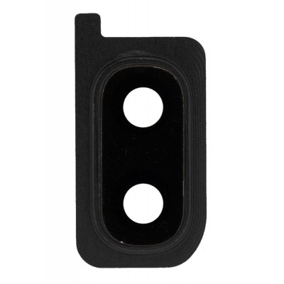Camera Lens Glass With Frame For Samsung Galaxy A20 Black By - Maxbhi Com