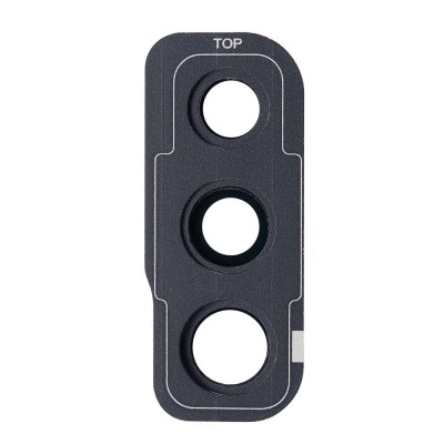 Camera Lens Glass With Frame For Samsung Galaxy A50s Black By - Maxbhi Com
