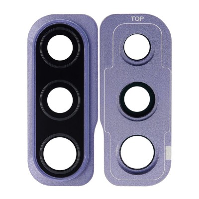 Camera Lens Glass With Frame For Samsung Galaxy A50s Violet By - Maxbhi Com