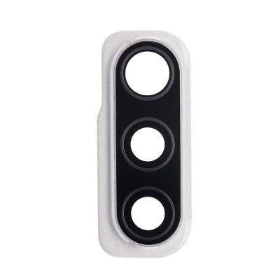 Camera Lens Glass With Frame For Samsung Galaxy A50s White By - Maxbhi Com