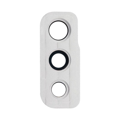 Camera Lens Glass With Frame For Samsung Galaxy A50s White By - Maxbhi Com
