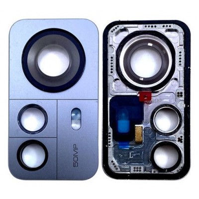 Camera Lens Glass With Frame For Xiaomi 12 Pro Blue By - Maxbhi Com
