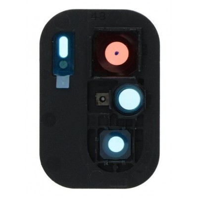 Camera Lens Glass With Frame For Xiaomi Poco F3 Blue By - Maxbhi Com