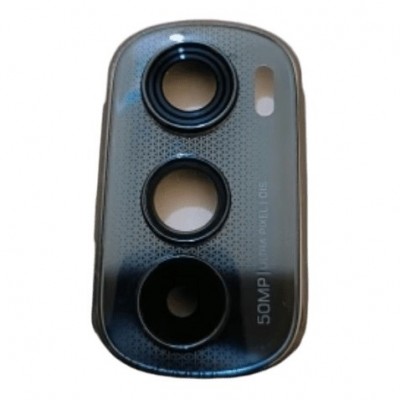 Camera Lens Glass with Frame for Motorola Edge 30 Grey