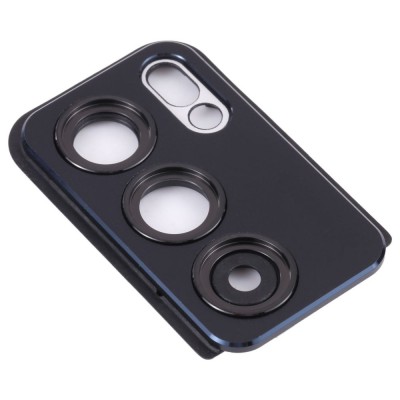 Camera Lens Glass With Frame For Oppo Reno6 Black By - Maxbhi Com
