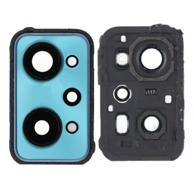 Camera Lens Glass With Frame For Realme Gt 2 Blue By - Maxbhi Com