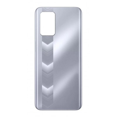 Back Panel Cover For Realme Narzo 30 5g Silver - Maxbhi Com