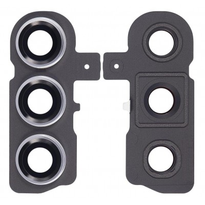 Camera Lens Glass With Frame For Samsung Galaxy S23 5g White By - Maxbhi Com