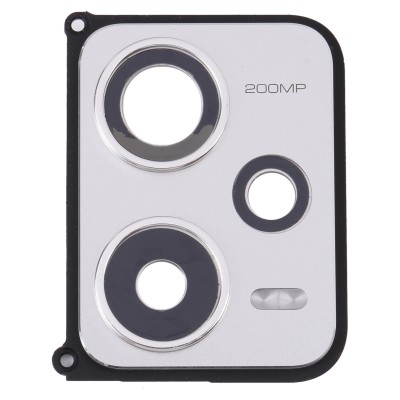 Camera Lens Glass With Frame For Xiaomi Redmi Note 12 Pro Plus 5g White By - Maxbhi Com