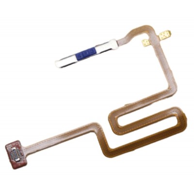Fingerprint Sensor Flex Cable For Realme 9i Black By - Maxbhi Com